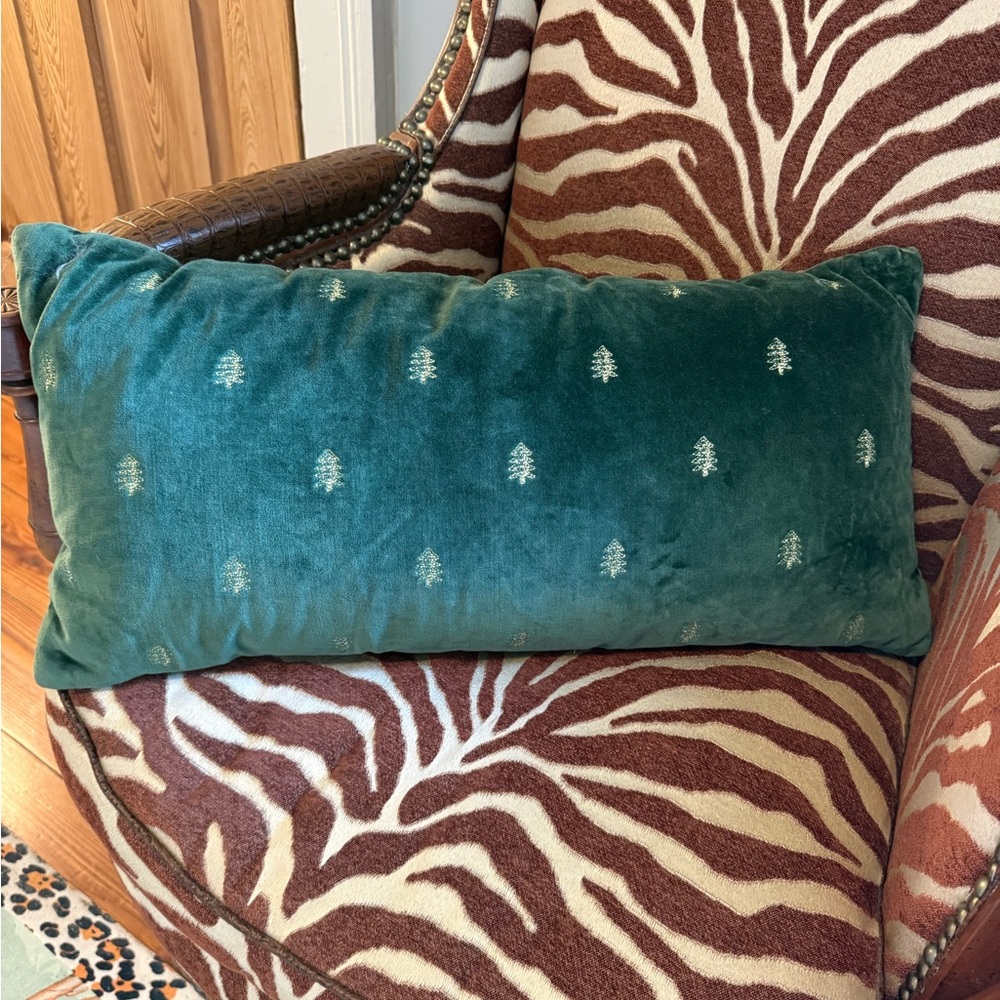 Threshold Velvet Tree Pillow